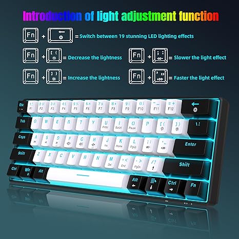 Snpurdiri Wired Mechanical Gaming Keyboard