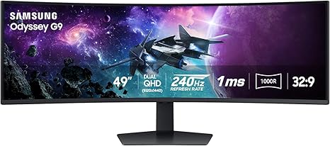 G9 Series DQHD 1000R Curved Gaming Monitor