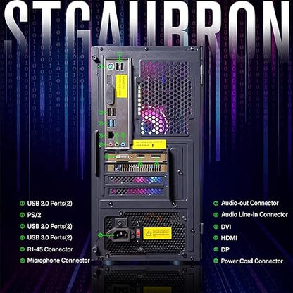 STG Aubron Prebuilt Gaming PC Desktop